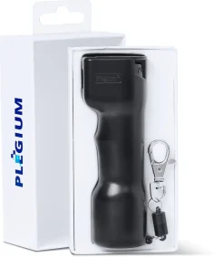 Plegium Combo försvarsspray med siren, 130 dB