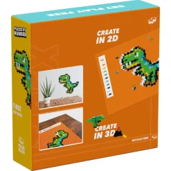 Plus Plus Puzzle By Number T-Rex 250 bitar, från 5 år