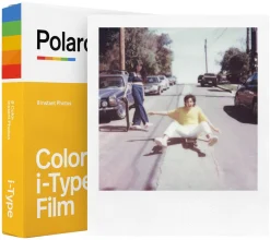 Polaroid i-Type färgfilm med vit ram, 107 x 88 mm