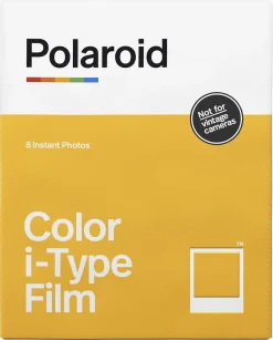 Polaroid i-Type färgfilm med vit ram, 107 x 88 mm