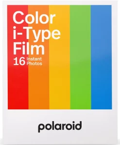 Polaroid i-Type färgfilm med vit ram, 107 x 88 mm
