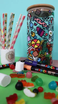 Posca pennor set PC-5M basfärger, 8-pack, 1,8-2,5 mm