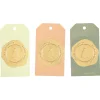 Presentetiketter sigill 12-pack