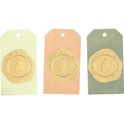 Presentetiketter sigill 12-pack