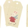 Presentetiketter barnmotiv FSC 4 x 8 cm 6-pack