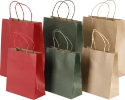 Presentpåse med handtag, 6-pack
