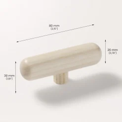 Prettypegs knoppar Frank 80 mm 2-pack