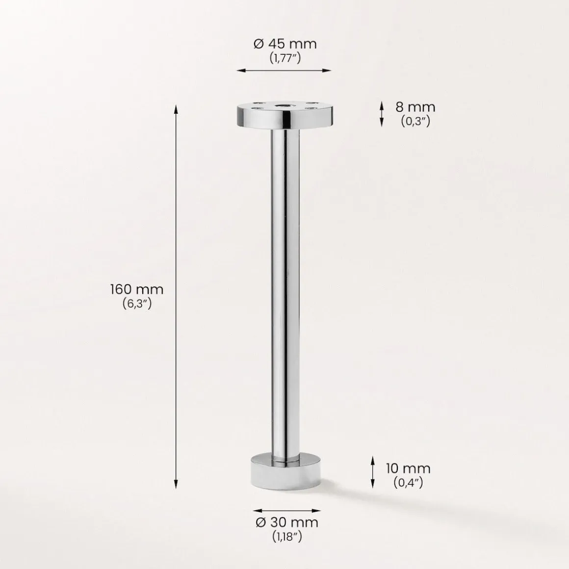 Prettypegs möbelben Clas 160 mm, 1-pack