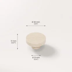 Prettypegs möbelknopp Lilian 30 mm 1-pack