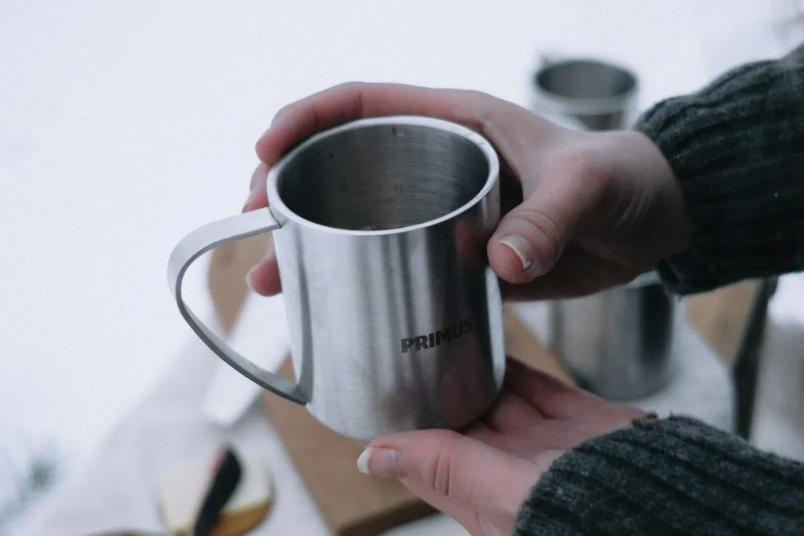 Primus 4-season Mug, rostfri mugg med handtag, 0,2 liter