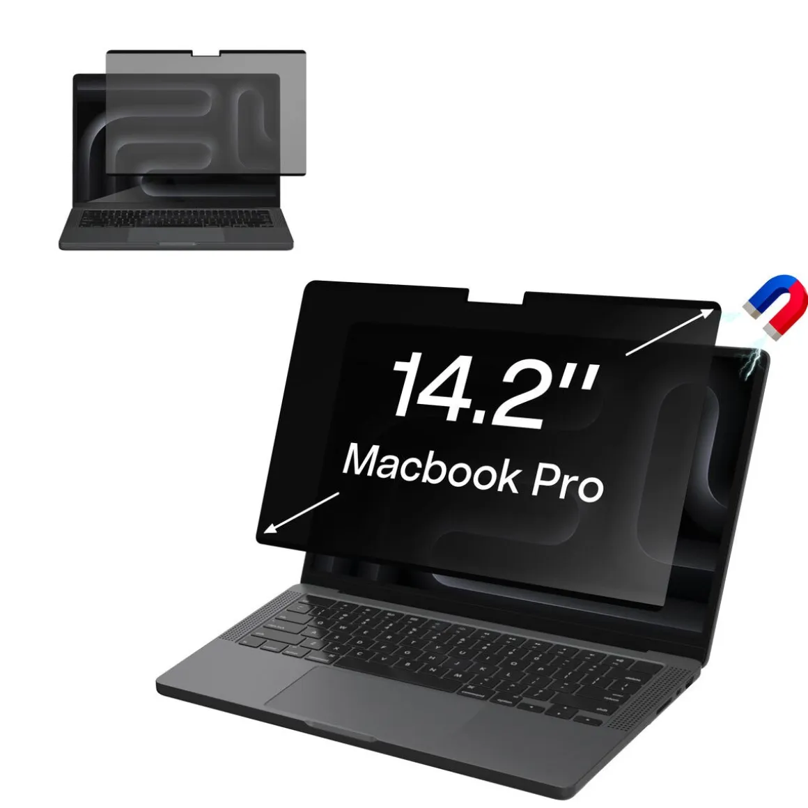 Privacyfilter MacBook Pro 14,2 tum, 2021-2024