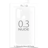 Puro mobilskal 0.3 Nude för Motorola Moto G8 Power 6.4