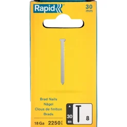 Rapid Nr 8 dyckert för spikpistol, galvaniserad spik