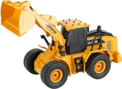 RC Bulldozer 1:24 radiostyrd hjullastare, laddbar, från 6 år