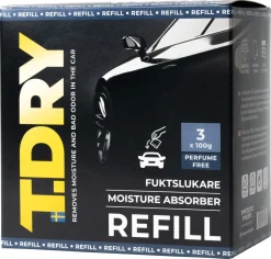 Refill till TDry fuktslukare Perfume Free, 3-pack