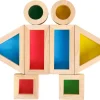 Regnbågsklossar sensory blocks 8 delar, från 2 år