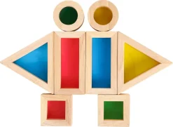 Regnbågsklossar sensory blocks 8 delar, från 2 år