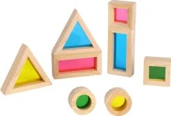 Regnbågsklossar sensory blocks 8 delar, från 2 år