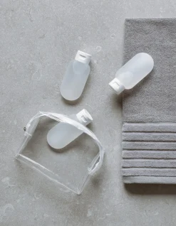 Reseförpackningar för shampoo och hudvård, 3-pack
