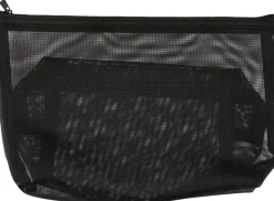 Resenecessär i meshtyg, svart, 2-pack