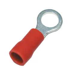 Ringkabelsko M6 isolerad röd, 10-pack