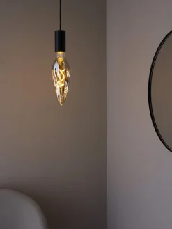 Rökfärgad lampa E27 dimbar LED Smokey, extra varmvit