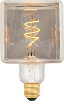 Rökfärgad lampa E27 dimbar LED Smokey, extra varmvit