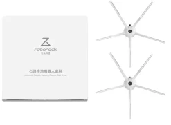 Roborock Sidoborstar vit 5-armad gummi, 2-pack
