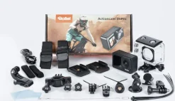 Rollei D6Pro 5K-actionkamera med trådlös mikrofon