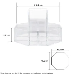 Roterande liten sminkförvaring, makeup organizer