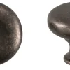 Rund knopp, antik järn