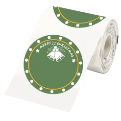 Runda juletiketter till BT M110, BT M220, 140-pack