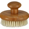 Rund badborste bambu 9,5 cm