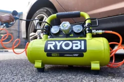 Ryobi R18AC-O batteridriven kompressor, 8,3 bar