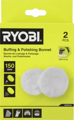 Ryobi RAEPB150 polerhättor, 2-pack