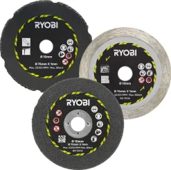 Ryobi RAKCOT03 kapskivor kakel / plast / metall, 3-pack