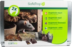 SafeTrap SingleCatch mus- och råttfälla för bete
