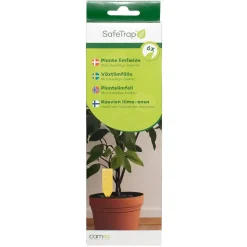 SafeTrap växtlimfälla mot insekter, 6-pack