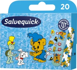 Salvequick plåster Bamse, 20-pack