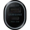 Samsung billaddare mobil USB-C/USB-A 40 W svart