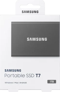 Samsung T7 Portable SSD, 1 TB