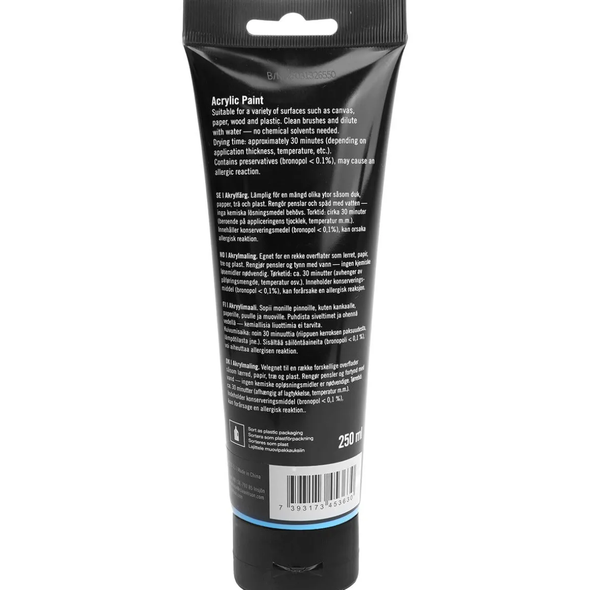 Sang akrylfärg premium, 250 ml