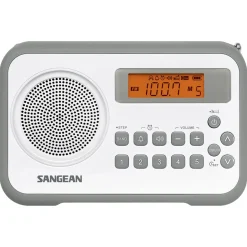 Sangean PR-D18 AM/FM-radio med klockradio