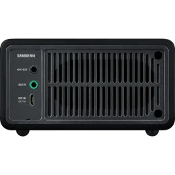 Sangean WR-7 radio FM Bluetooth AUX, svart