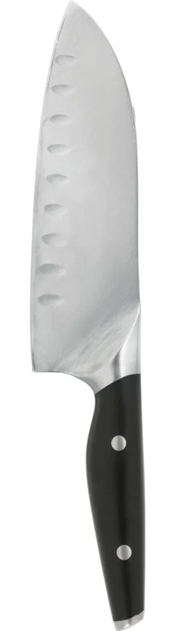 Santokukniv 17 cm, svart