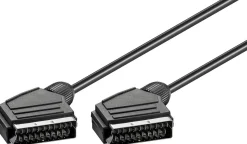 Scart-kabel hane till hane, 1,5 m