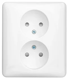 Schneider Exxact 2-vägs infällt vägguttag, 5-pack