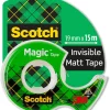 Scotch Magic transparent tejphållare med tejp, 15 m