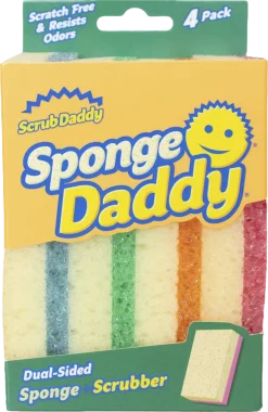 Scrub Daddy rengöringssvamp, 4-pack