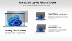 Sekretessfilter laptop, privacy filter, 14 tum 16:9